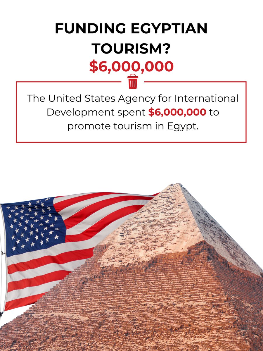 Happy #WasteReportWednesday! @USAID spent $6 million of your hard-earned tax dollars to promote tourism in Egypt. What’s next – rebuilding the pyramids? Read the full report⬇️ hsgac.senate.gov/wp-content/upl…