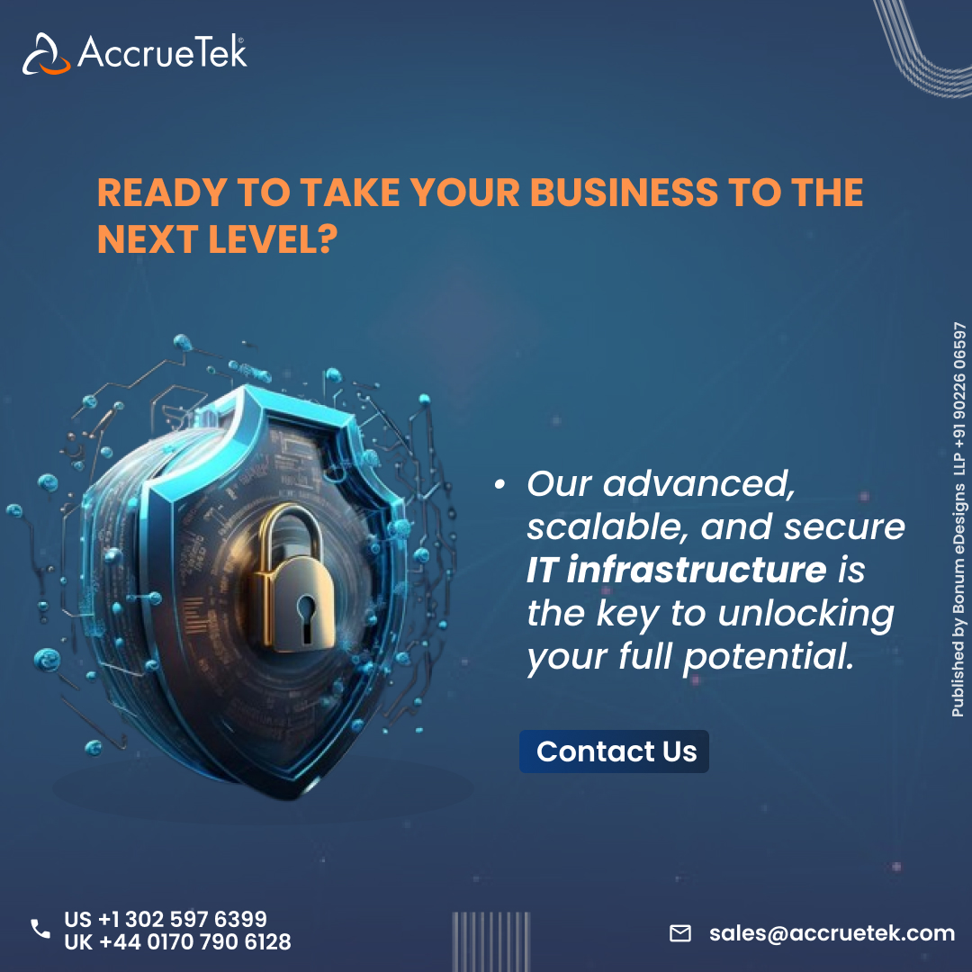 Unlock the full potential of your business with our advanced IT Infrastructure🔐📈
#itsupport #itservices #ITproducts #itinfrastructure #explorepage #cybersecurity  #BusinessGrowth #BetterPerformance #accruetek