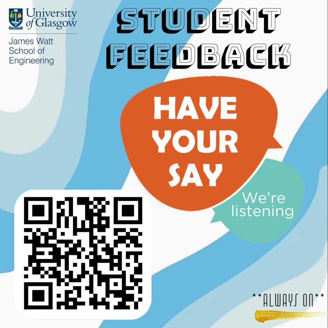 Have your say! Scan the QR code or click this link (forms.office.com/e/8Efeepgkvn) to anonymously share your feedback as a JWSE student. Focus on aspects you would like to highlight such as positive features, events, or behaviours, or to bring an issue or concern to our attention.