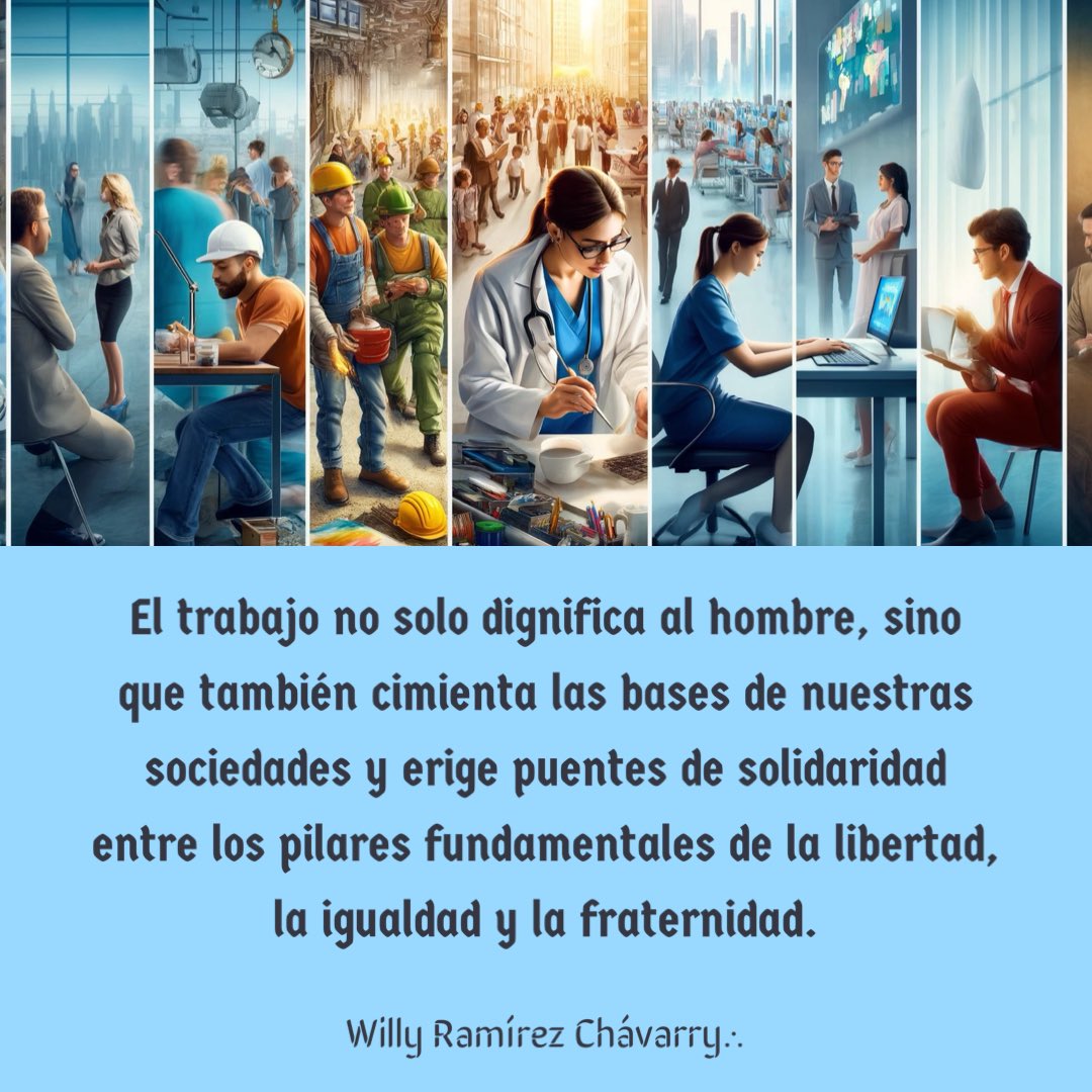 #FelizDíaDelTrabajador 
#HappyLabourDay 
∴
#WillyRamírezChávarry
#PERÚ🇵🇪