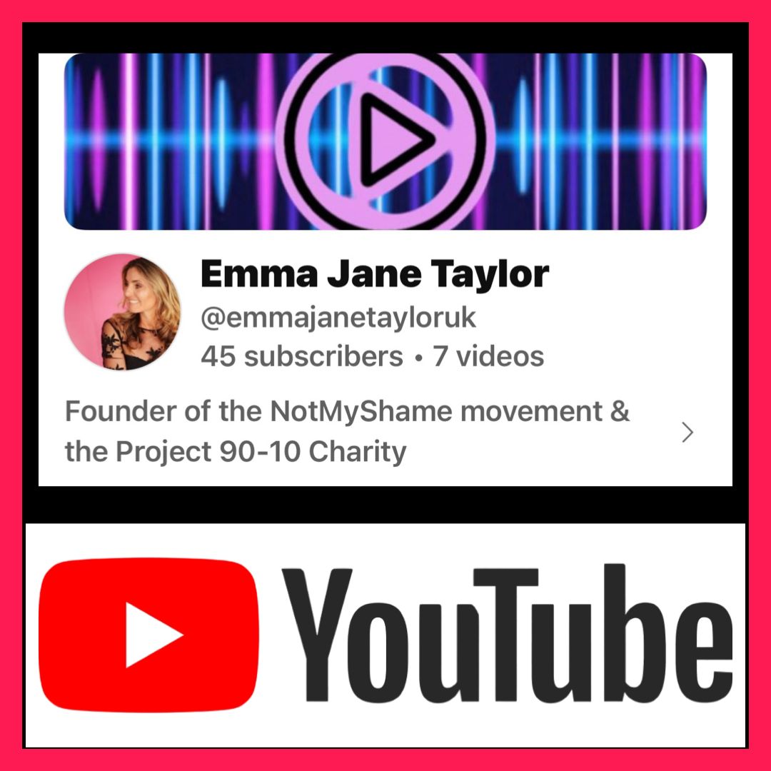 If you would like to find out more about the LIVE chat our creator @EJtayloruk had today about the NotMyShame Global Awareness campaign, please head over to her @YouTube page youtube.com/channel/UC0IN2… to watch back. 
#NotMyShame #Awarenessday 
notmyshame.global