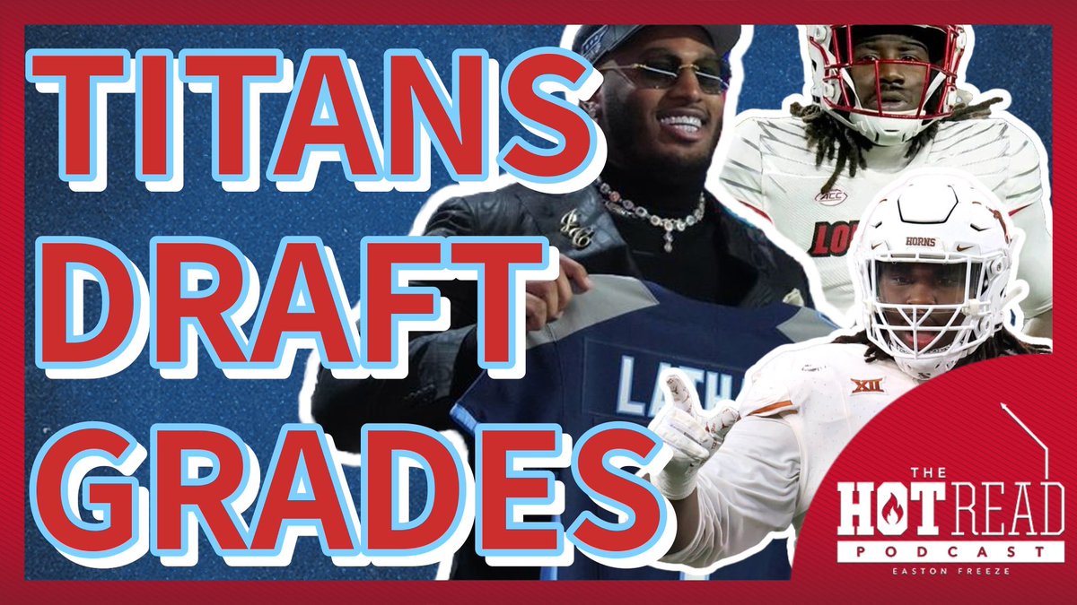 🔥NEW EPISODE🔥 Grading the #Titans 2024 NFL Draft Class @eastonfreeze plays “fake questions/real answers” to learn about the newest members of the two-toned blue! LISTEN⬇️⬇️ Spotify: tinyurl.com/2vxw2ked Apple: tinyurl.com/48v2kr56 📺: tinyurl.com/4smjx88j