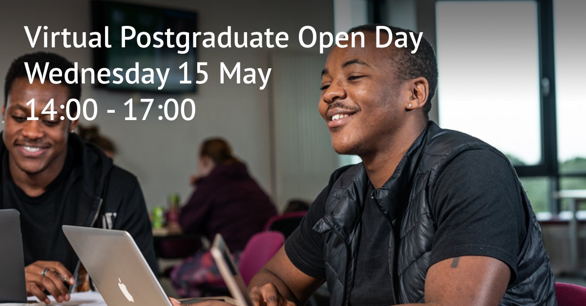 Join us online on Wednesday 15 May, 14:00 - 17:00 to learn more about postgraduate study at BU! Attend subject panel sessions, hear from BU graduates & current students about what it's like to live and study in Bournemouth. Register here: ow.ly/gOiZ50RsAI4 #BUOpenDay