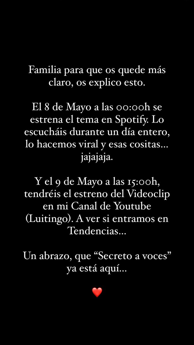 ¡Atentos a los estrenos! #SecretoAVoces8y9deMayo (RT PLEASE)