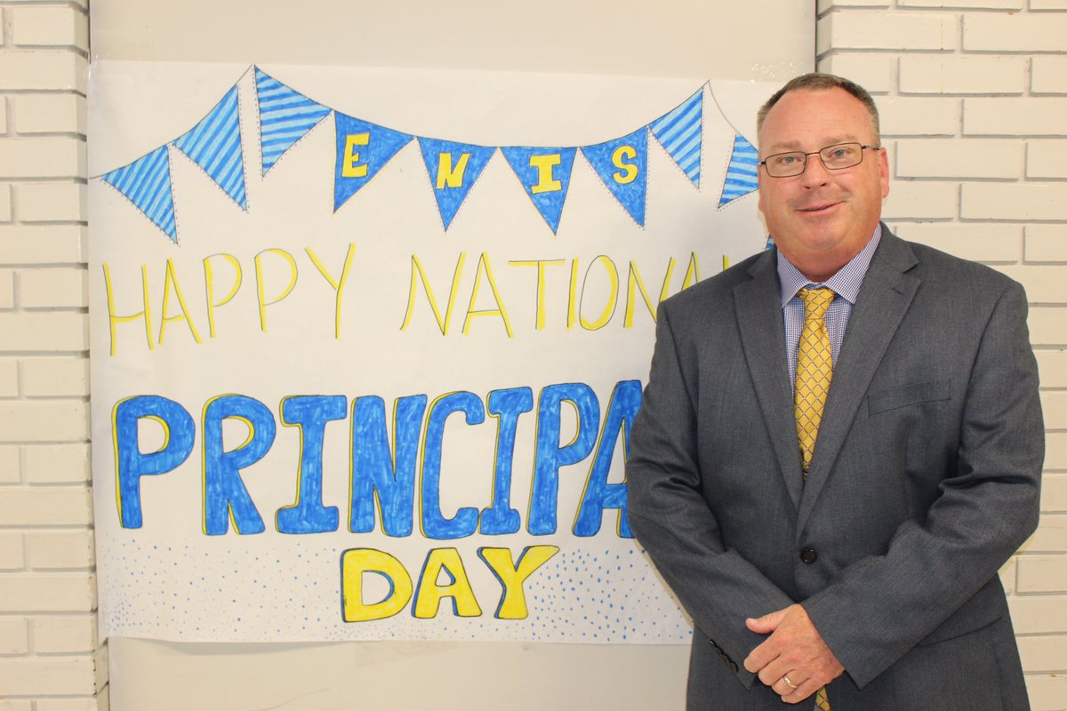 Wishing Mr. Enis a Happy School Principals Day!! We are so thankful for all that he does for the teachers and students at TMS! 💛💙@tupeloschools