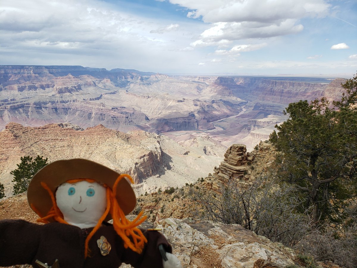 Ranger Sarah with another view of the Grand Canyon from the Desert View area of the park. #adventuresofrangersarah #rangersarah #grandcanyonnationalpark #nationalpark #OutdoorAdventures #outdoors #Arizona