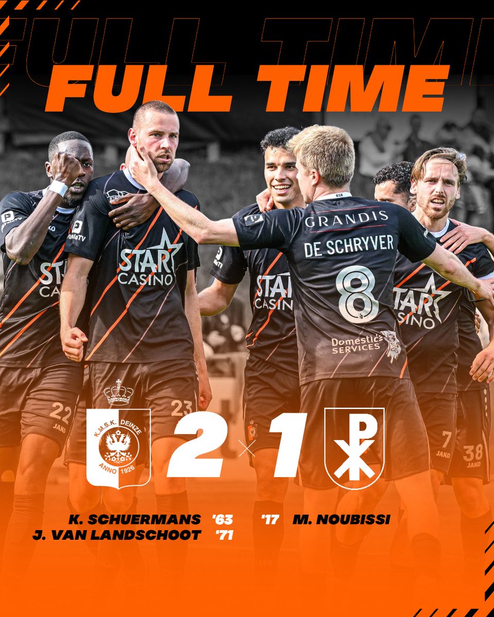 𝐅𝐔𝐋𝐋𝐓𝐈𝐌𝐄 | Ook winst in eigen huis. Op naar de volgende! 🧡🖤 #DEIPAT