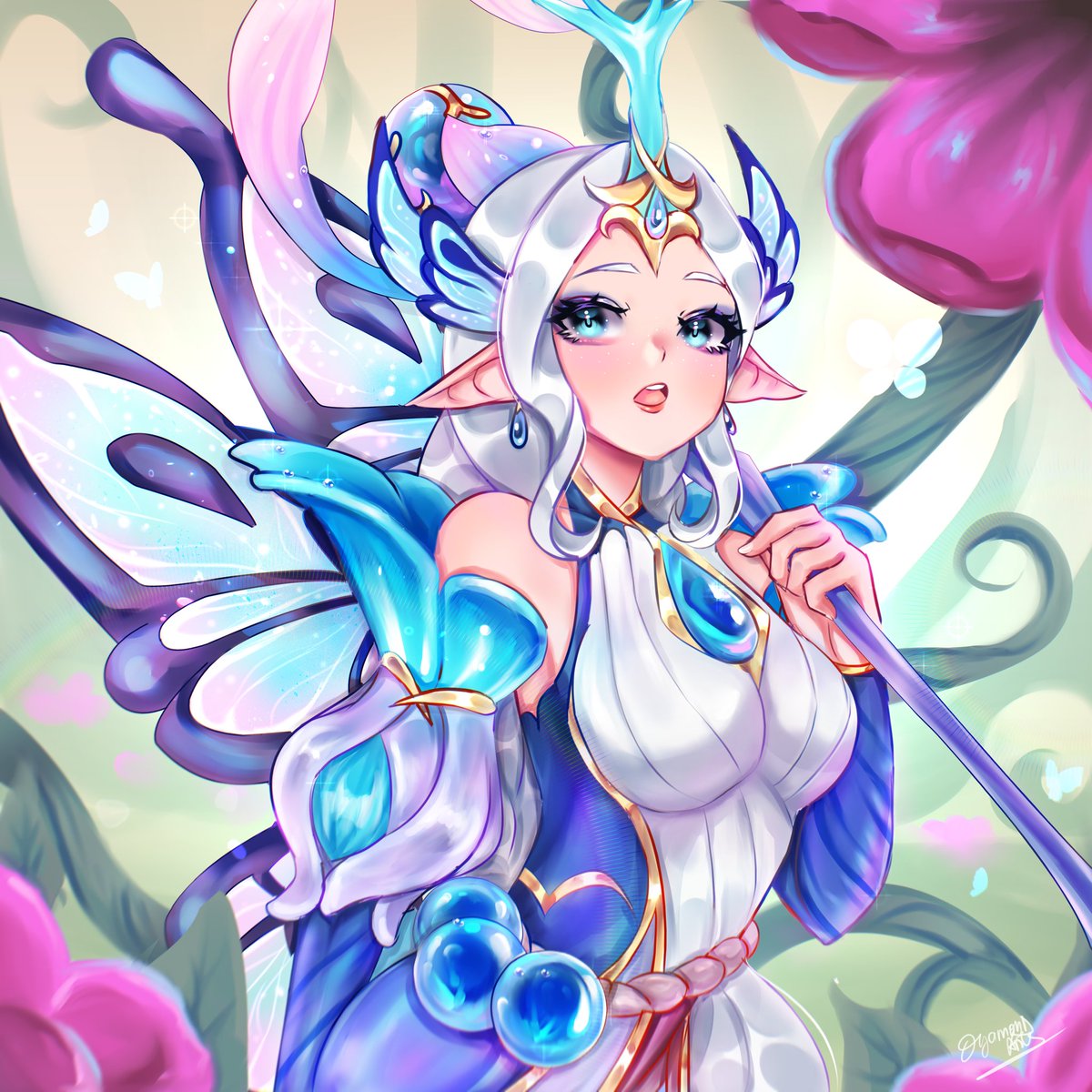 Faerie Court Soraka 
I hope you like it! 

#faeriecourtsoraka #sorakalol #artoflegends #leagueoflegends @LeagueOfLegends