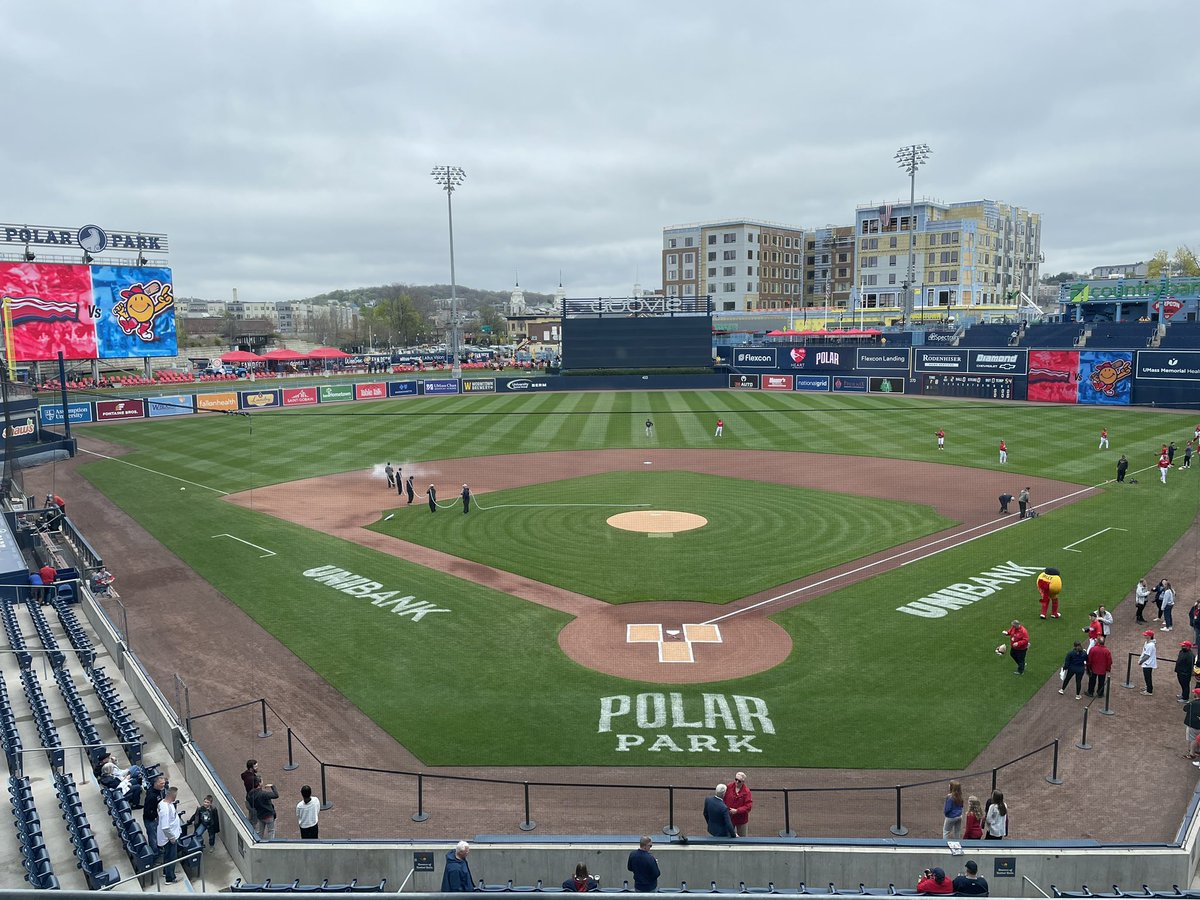 Heck of a pitching matchup at Polar Park this afternoon: Grant Gambrell (3rd highest whiff rate in IL, top 10 in BB & SO rate) opposes Phillies no. 2 prospect Mick Abel @LT__Murray, @NatalieNoury and I have you covered on this Wednesday matinee on @NESN!