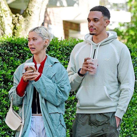 Trent Alexander-Arnold spotted out and about with Iris Law in London ☕