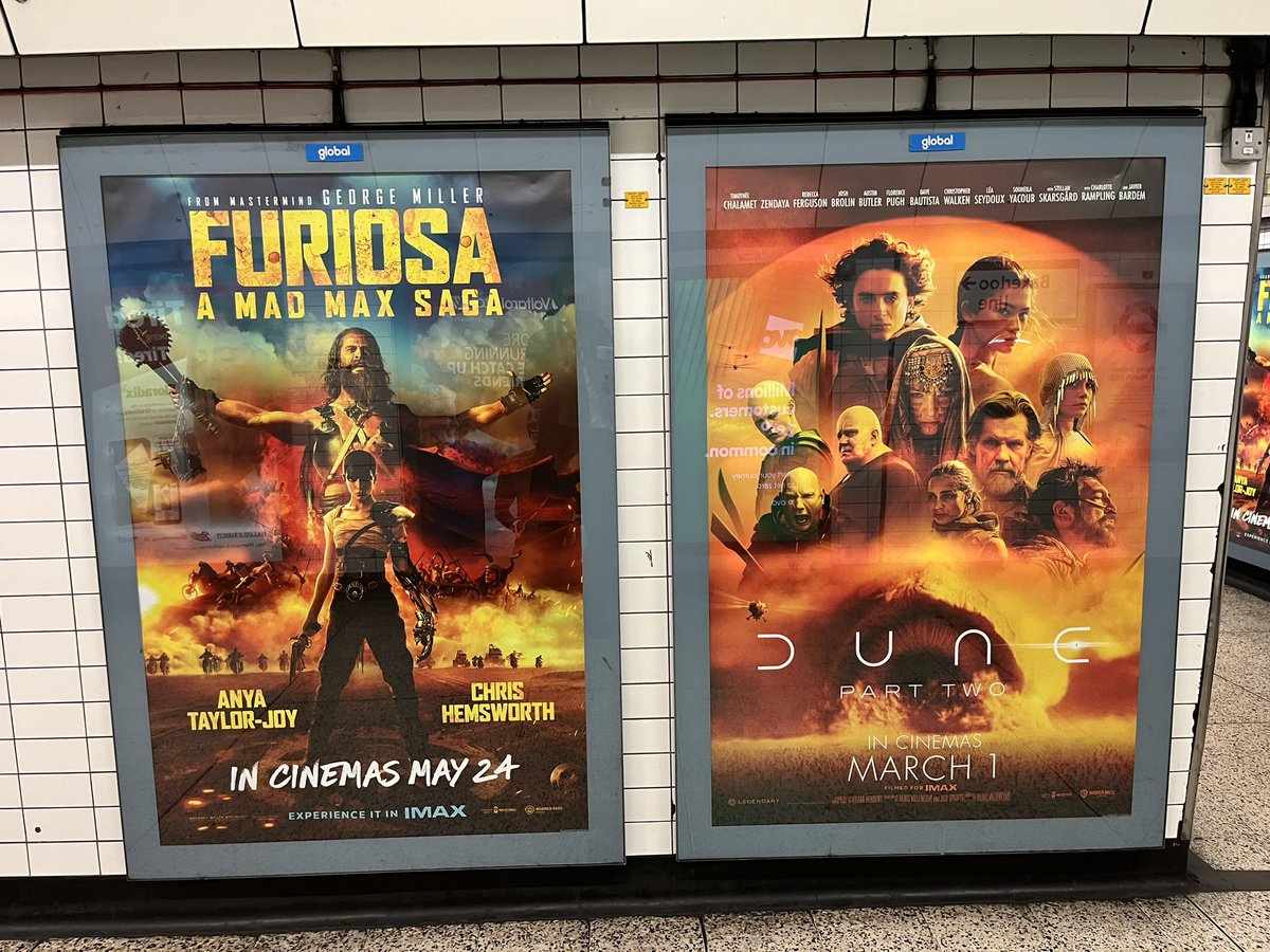 Orange and teal movie posters are back, baby