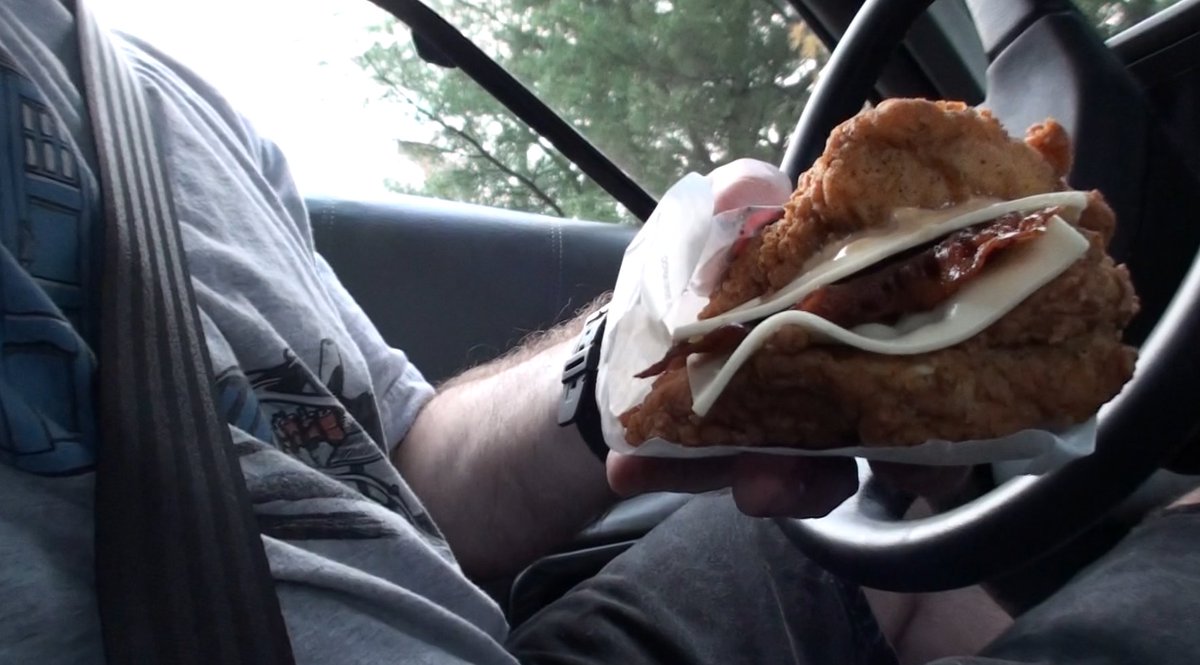 On this day 14 years ago I drove the DeLorean to KFC to buy a Double Down. Just though you'd want to know.