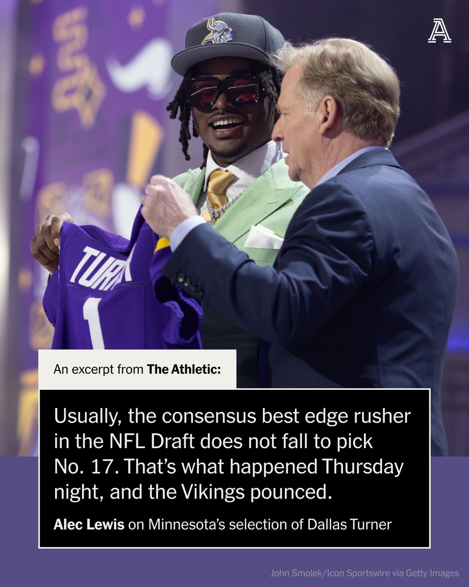 NFL GMs extend careers by finding steals and draft diamonds, often deeper into the later rounds. Where did your favorite team find the best value in its 2024 NFL Draft class? Our beat writers have their picks ⤵️ theathletic.com/5461068/2024/0…