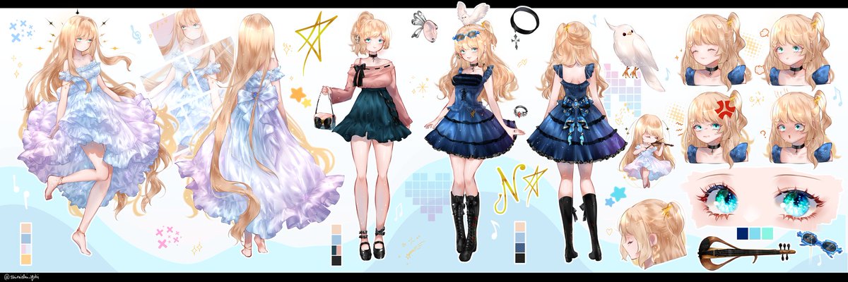 Reference sheet for amazing @NikaCantabile !
Thanks for ordering ❤️
.
.
#animeoc #animeart #art #oc #reference #referencesheet #ocdesign