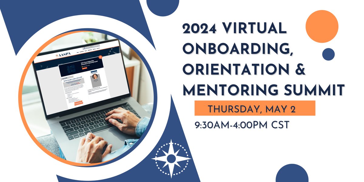 AASPA's Virtual Onboarding, Orientation & Mentoring Summit kicks off tomorrow Thurs, May 2. There is still time to join us to explore best practices in education, focusing on effective onboarding, orientation & mentoring strategies. Register now at aaspa.org/events/2024-vi…