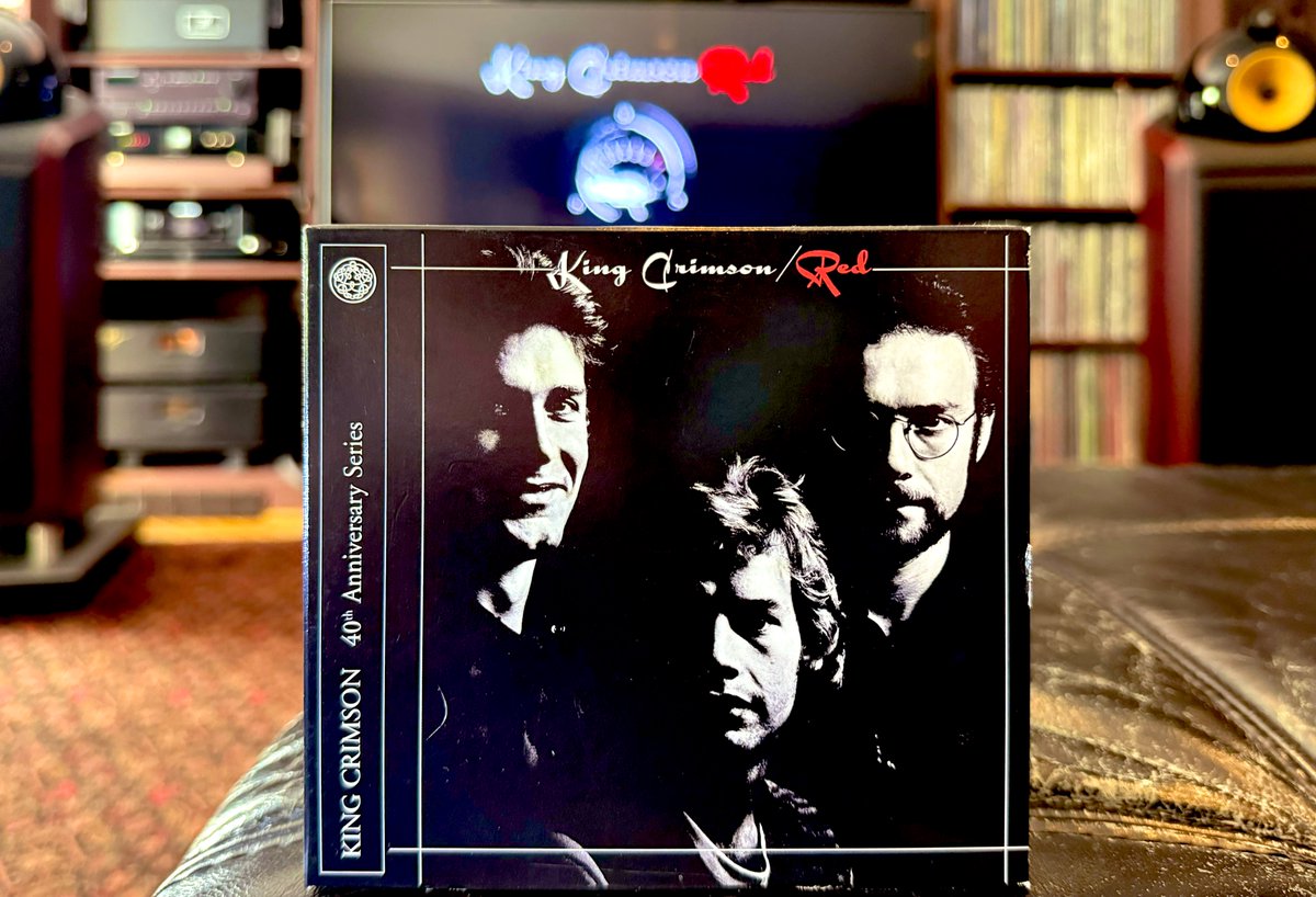 Now spinning at Skylab:

King Crimson - Red
#NowPlaying #KingCrimson #SurroundSound