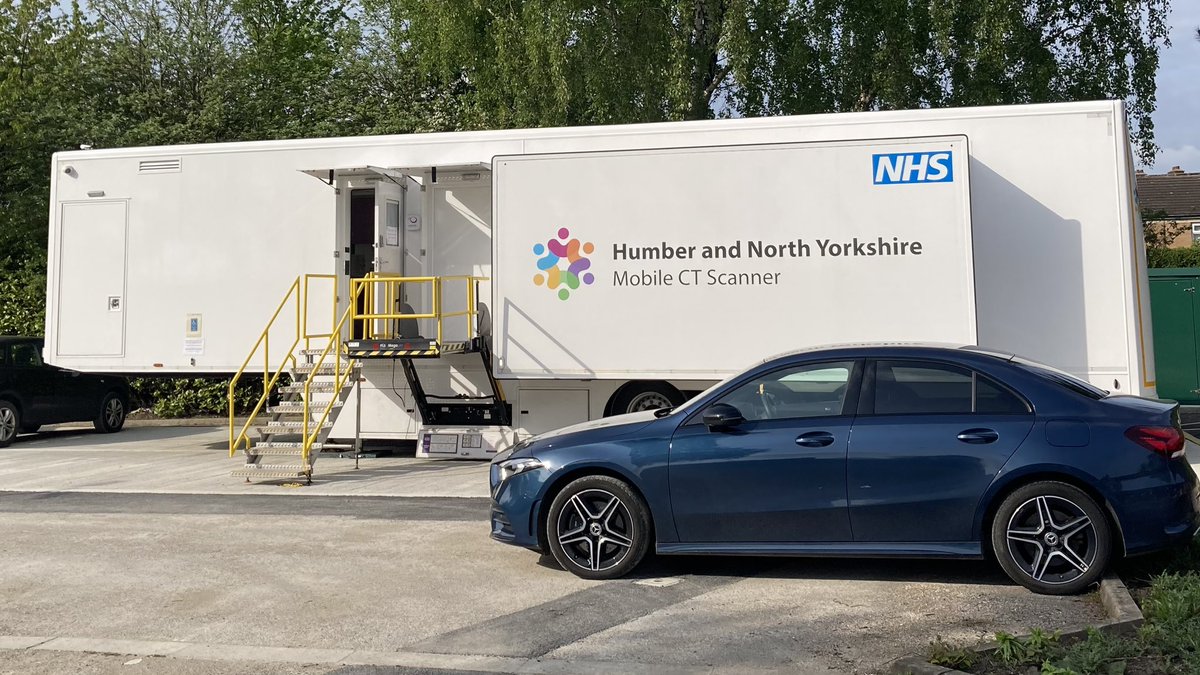 Well done and thank you to @YSTeachingNHS @NorthYorksHCP. Had a CT scan today at the mobile unit Askham Bar. No fuss. Safe, speedy, efficient. Brilliant team.