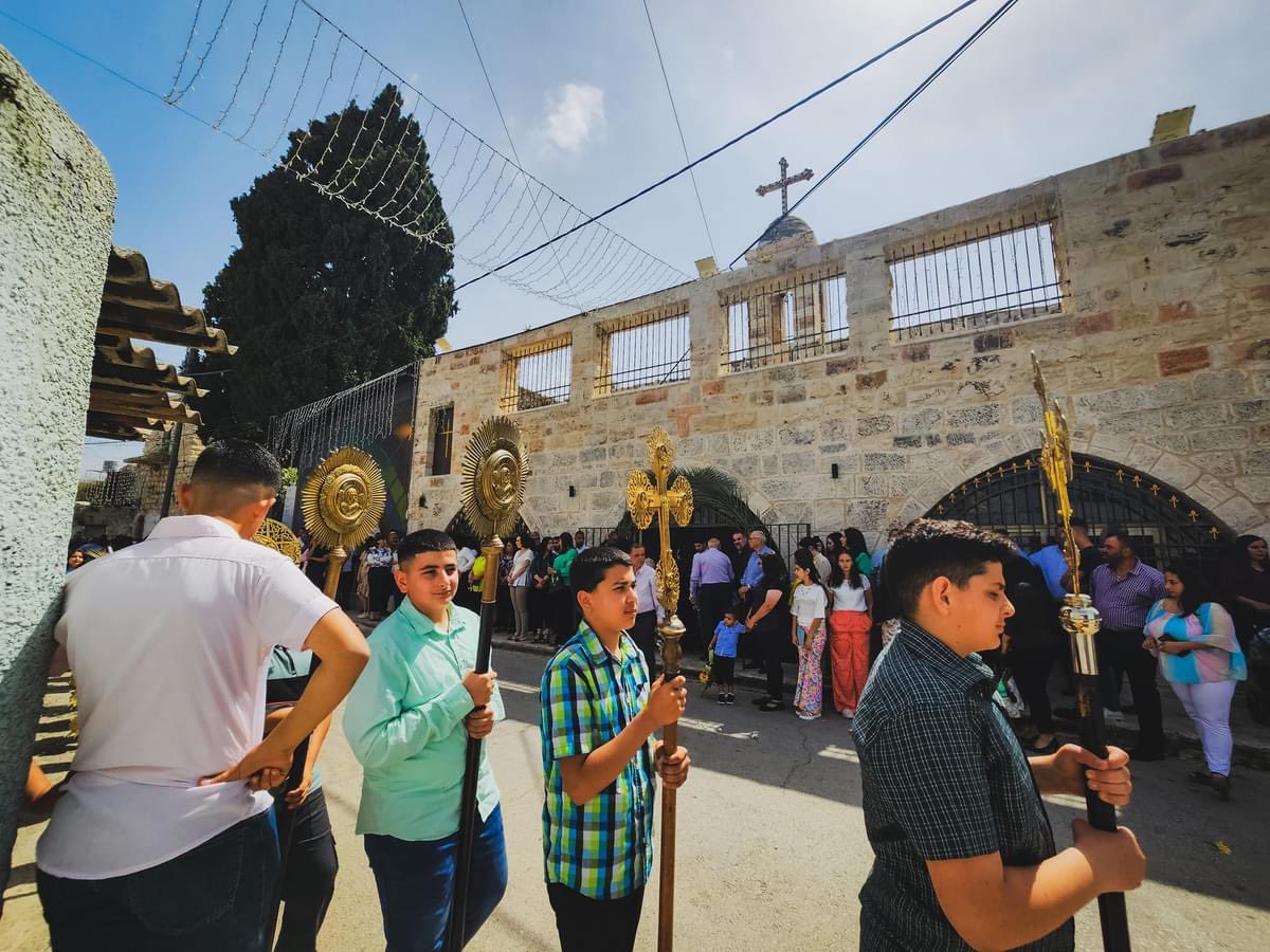 Palm Sunday in Aboud Village Ramallah Palestine ☦️🇵🇸
