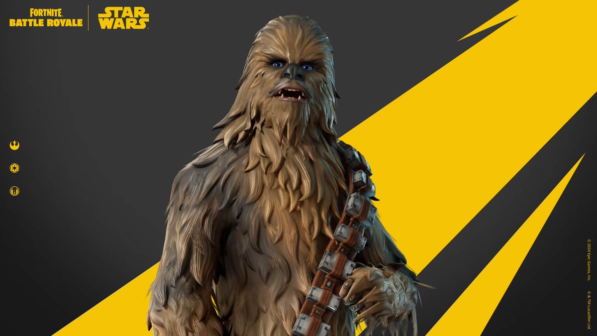 NEW STAR WARS SKINS:

- Dagobah Luke
- Lando Calrissian
- AWR Trooper
- Chewbacca