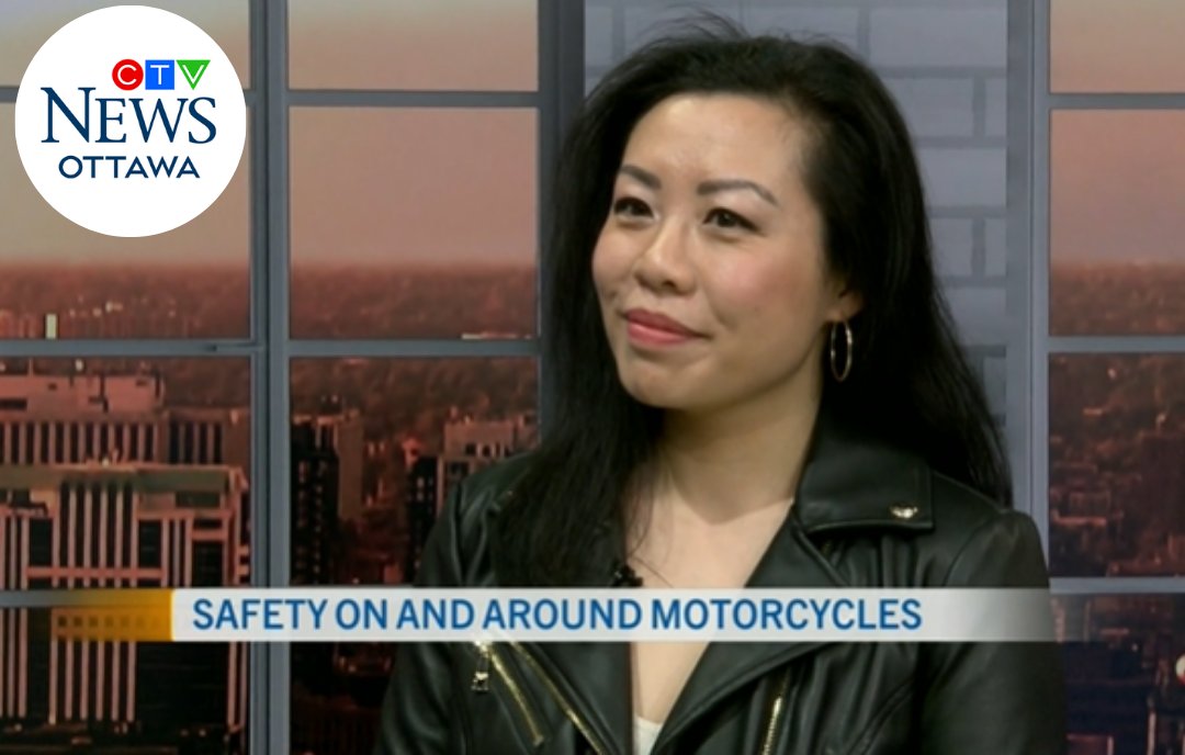 May is Motorcycle Safety Awareness Month! @jamiekwong613 shares safety tips for both riders and drivers when on or around motorcycles.

Watch the @ctvottawa segment here: ottawa.ctvnews.ca/video/c2909347…

#motorcyclesafety #motorcyclesafetyawarenessmonth #motorcyclesafetyawareness