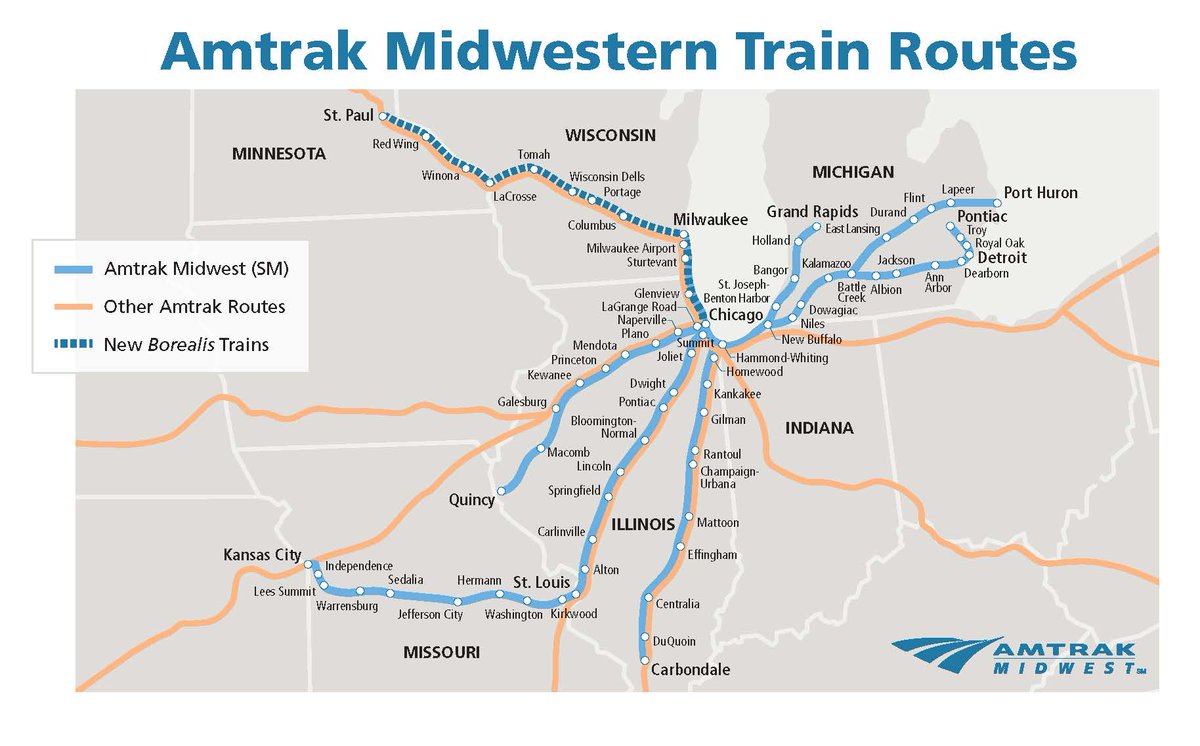 In partnership with @Amtrak, Minnesota, and Illinois, WisDOT is proud to announce the new Borealis train, which doubles passenger rail service from Chicago to Twin Cities while serving eight Wisconsin train stations along the route. media.amtrak.com/2024/04/introd…