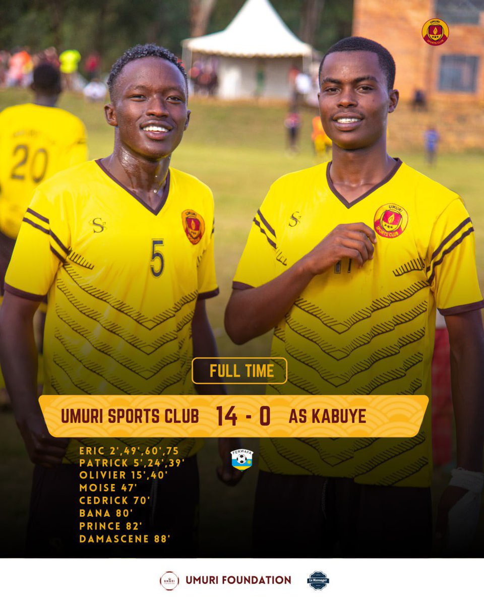 Umuri Sports Club delivers an outstanding performance, securing their sixth victory of the season in style! ⚽️🔥 #UmuriSportsClub #UmuriAcademy #everyChildDeservesAChance