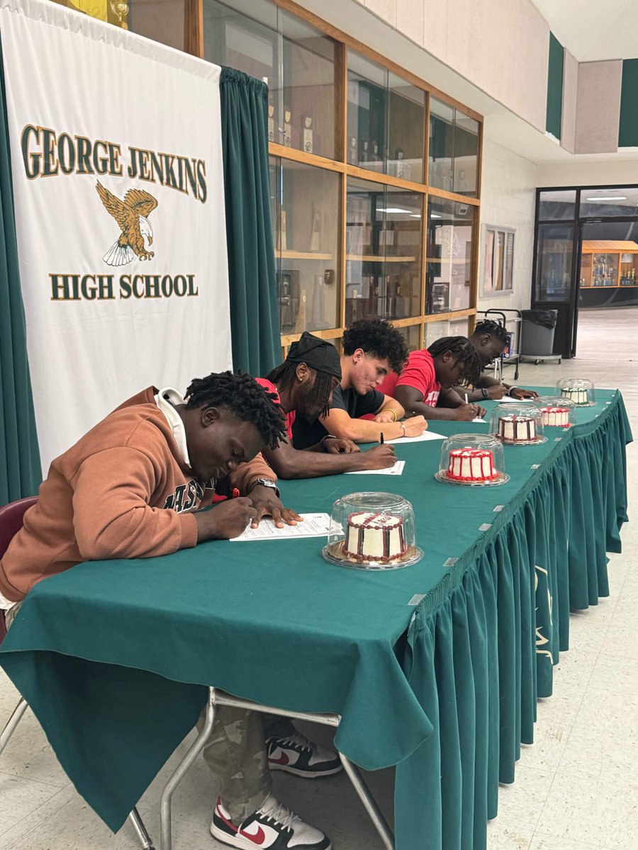 Words can’t describe how happy and proud I am of these young men! Thank y’all for letting me have the chance to coach y’all for the past two seasons! It’s truly been a honor! Hope nothing but the best for these young men at the next level during their collegiate career!