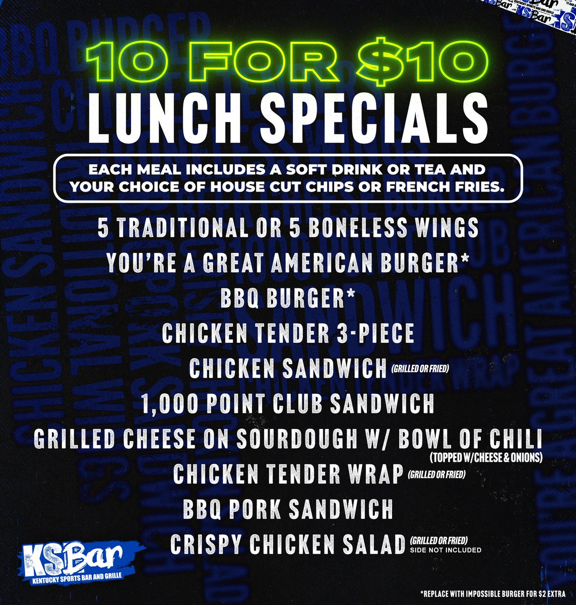 Peep that new addition to our 10 for $10 lunch menu. Never too hot outside for grilled cheese and chili...