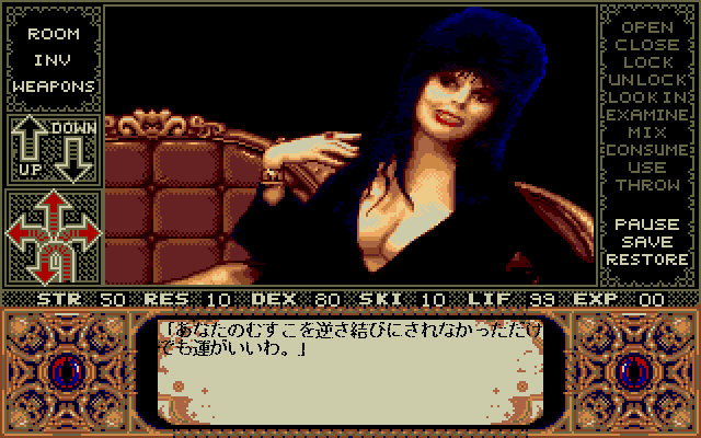 Elvira - Mistress of the Dark // Acclaim Japan // PC-98 // #pc98 #AcclaimJapan