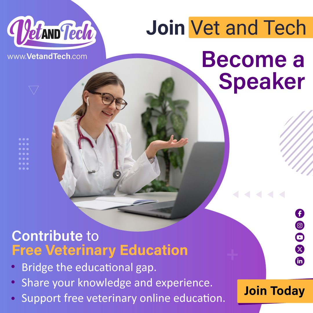 Apply now and be part of a vibrant community dedicated to excellence in veterinary care: 

tinyurl.com/23es2nyy 

#VetandTech #CollaborativeLearning #KnowledgeExchange #VeterinaryCommunity #EducationalImpact