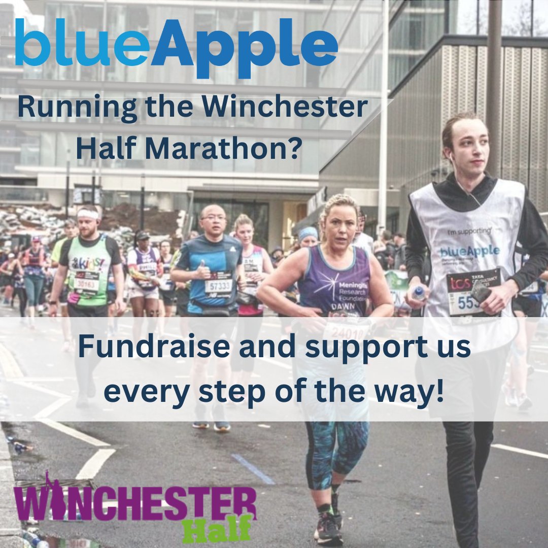 Thinking of signing up to the #WinchesterHalfMarathon? We are looking for avid runners to take part in this event and fundraise for our charity. If this could be for you, email us: communications@blueappletheatre.com Or check out our fundraiser page: blueappletheatre.com/fundraise
