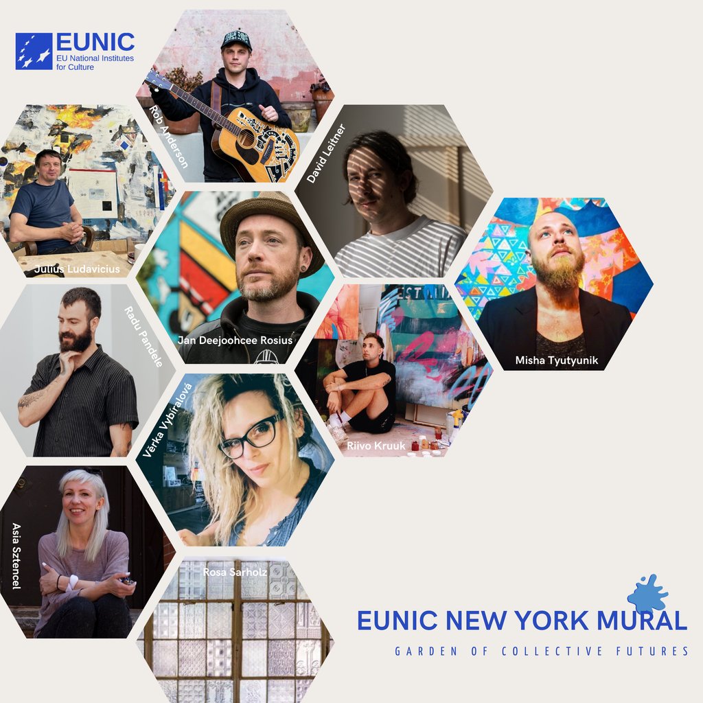 📢Coming up this June! EUNIC New York Cluster @eunicnyc #Mural Project “Garden of Collective Futures”🇪🇺 

🇵🇱 will be represented by the New York-based artist, #AsiaSztencel.

✨️The project is supported by @EUNIC_global Cluster Grant Award.