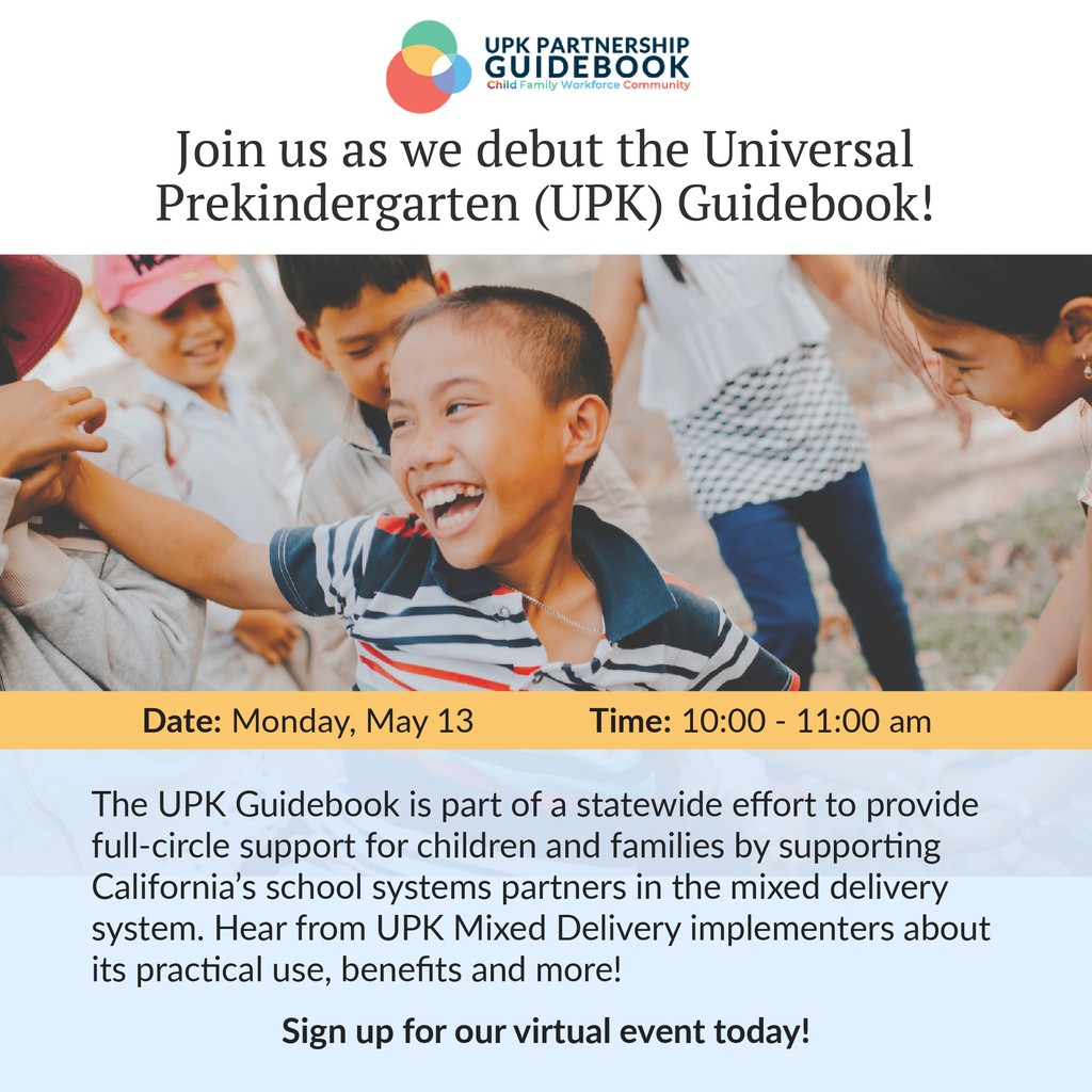 The UPK Partnership Guidebook is now available! Gain an in-depth look at its resources, benefits and more at our webinar on May 13 from 10 am – 11am. Register -> l8r.it/VfJI