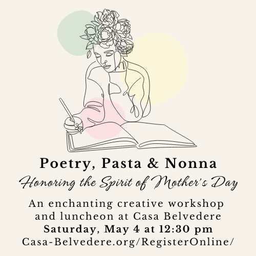 Join poetess Gabriella Stella in a luncheon workshop celebrating Mother's Day with prose, verse, and storytelling, honoring remarkable women, featuring a pasta and wine lunch.
Register at Link In Bio.
#NYCgo #ThingsToDoInNYC #RegisterToday