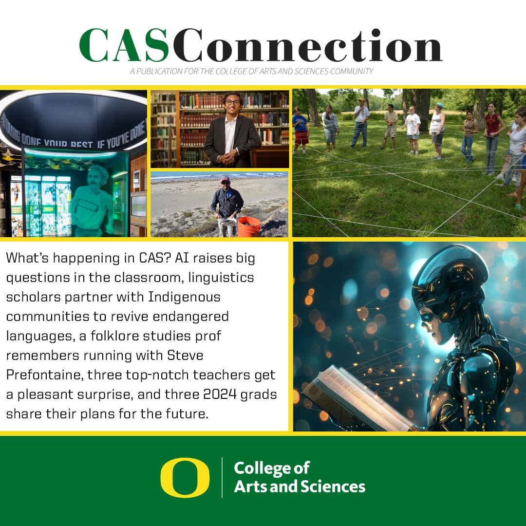 The fourth edition of CAS Connection is here! 🗞️ In this issue you will find so many great stories highlighting the students, faculty, recent news, and amazing research in the College of Arts and Sciences. 🦆 🎉 Check it out: bit.ly/3xWHpi2 #CASConnection