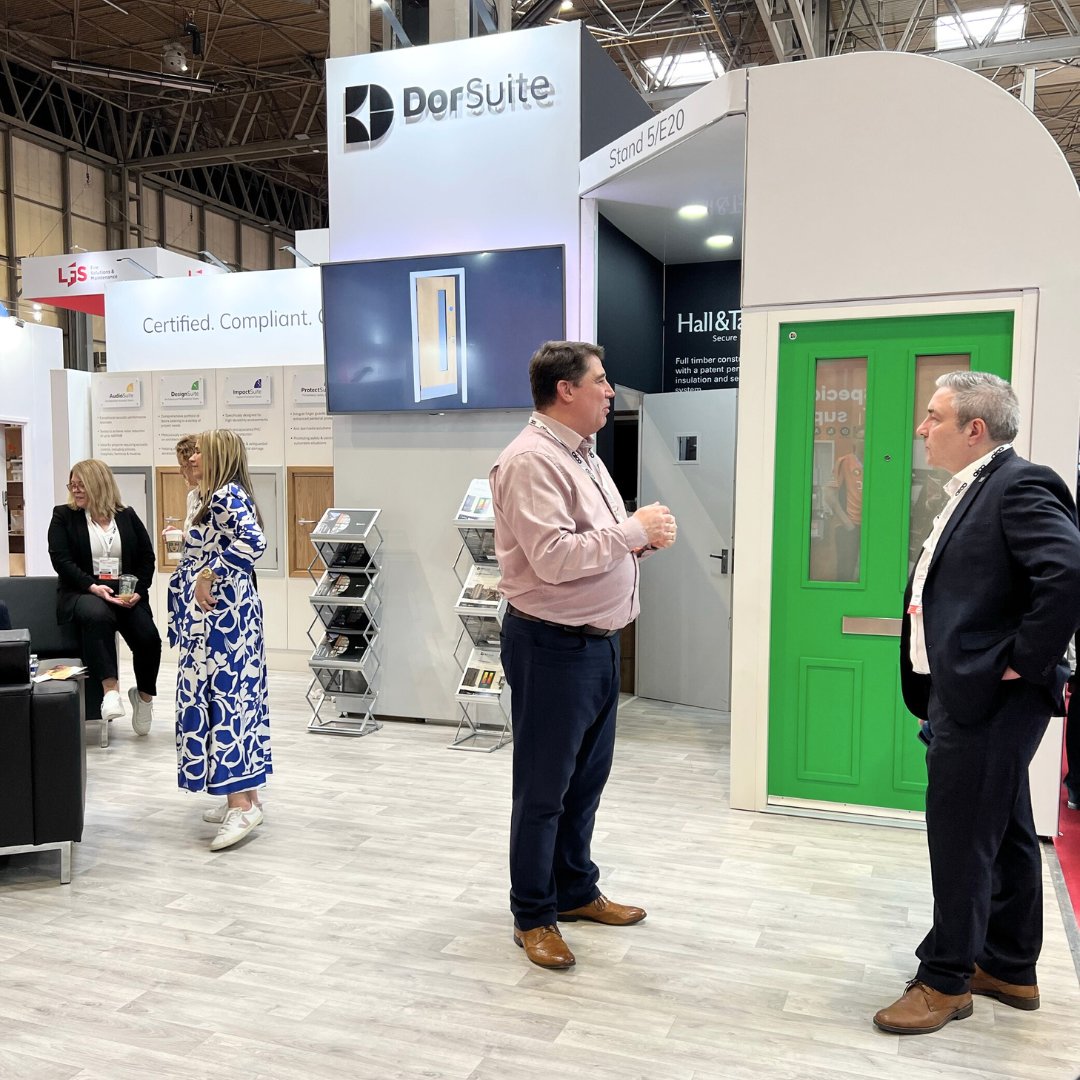 Great to see so many of our fire partners showcasing their 3rd party accredited fire doorset solutions at the Fire Safety Event (FSE) at the NEC in Birmingham today 🔥🛡️