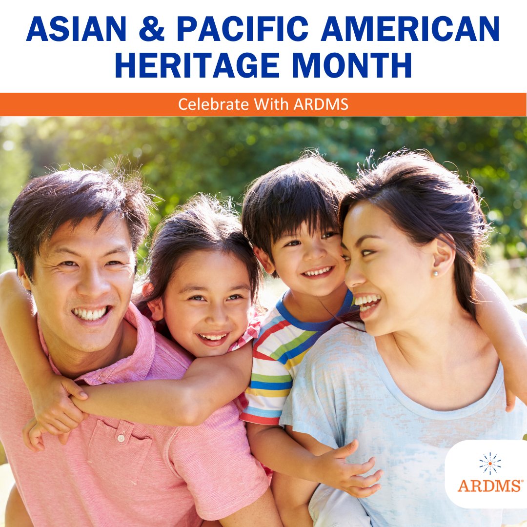 This #AsianPacificAmericanHeritageMonth, ARDMS celebrates the immense contributions of the Asian American and Pacific Islander communities to advancing healthcare. To our AAPI customers, partners, volunteers, and team members - thank you for upholding standards of excellence.