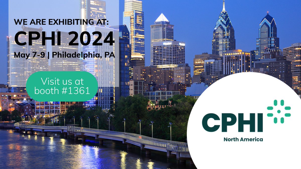 Anatrace Products, A Calibre Scientific Company (@anatraceprods) on Twitter photo We are excited to announce that we are exhibiting at CPHI North America on May 7-9, 2024 in historic Philadelphia, PA! Look for us at the Calibre Scientific Booth 1361.
#CPHIOnline #CPHINorthAmerica #AtTheHeartOfPharma #pharma #biopharma #Anatrace We are excited to announce that we are exhibiting at CPHI North America on May 7-9, 2024 in historic Philadelphia, PA! Look for us at the Calibre Scientific Booth 1361.
#CPHIOnline #CPHINorthAmerica #AtTheHeartOfPharma #pharma #biopharma #Anatrace