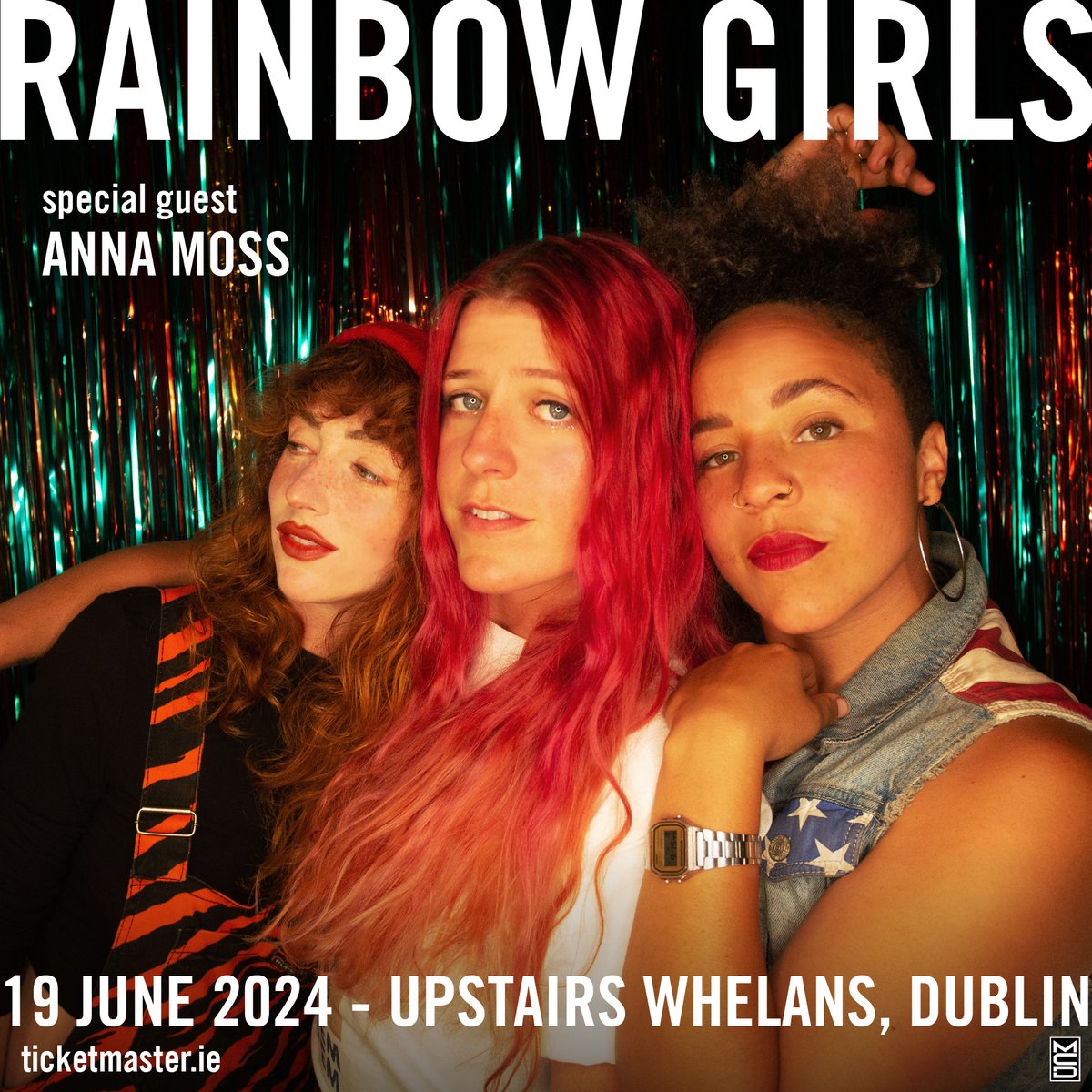 𝙎𝙐𝙋𝙋𝙊𝙍𝙏 𝘼𝘿𝘿𝙀𝘿❤️‍🔥 @rainbowgirrs have added Anna Moss as a special guest to join them at their headline show Upstairs at Whelans on June 19th! BOOK NOW 🎟️ bit.ly/Rainbow-Girls-…