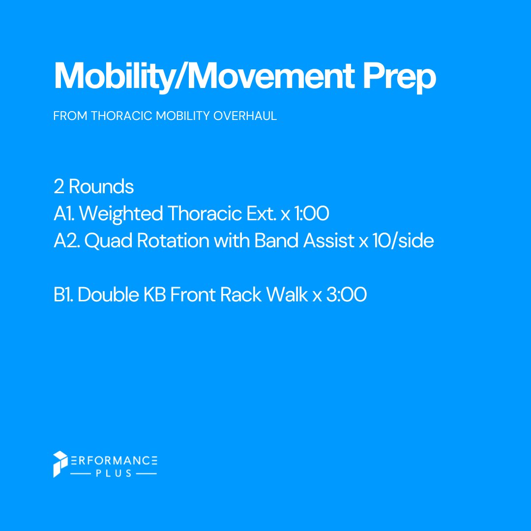 PerfPlusProgram's tweet image. Another example of how to combine multiple Performance Plus Programs into one complete fitness training program. 

Try our programming for free at the link in our bio. 

#PerformancePlus #BuiltToPerform #fitness