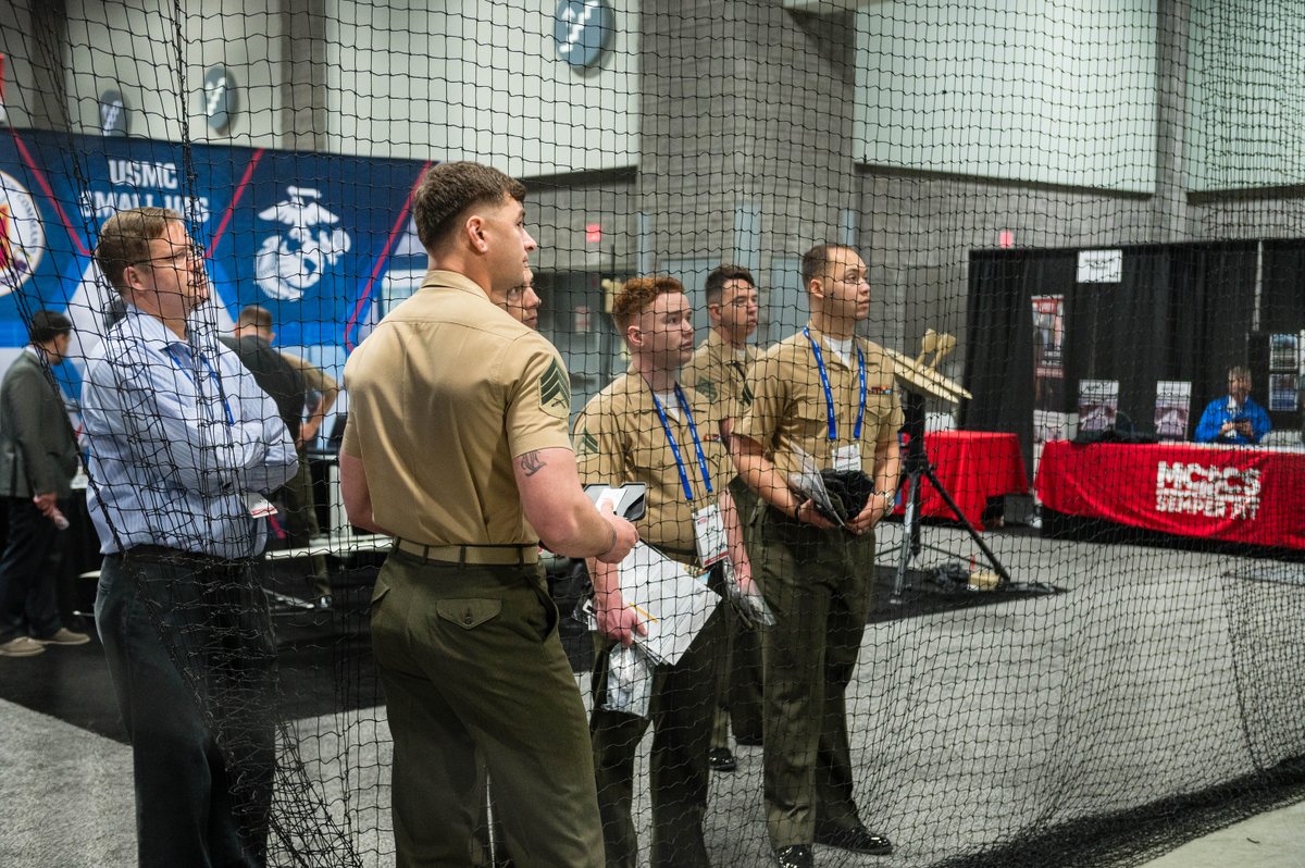 Attendees are in the Modern Day Marine Expo Hall to see product demonstrations and industry briefings covering the latest in emerging military equipment, vehicles, technology, and training systems.

#ModernDayMarine #MDM24 #AnyClimeAnyPlace #FromSeaToSpace