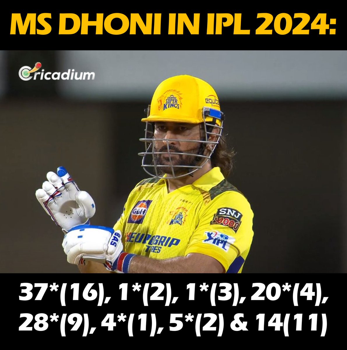 Mahi is out for the first time in this IPL #MSDhoni #IPL24 #CRICKET #ICC