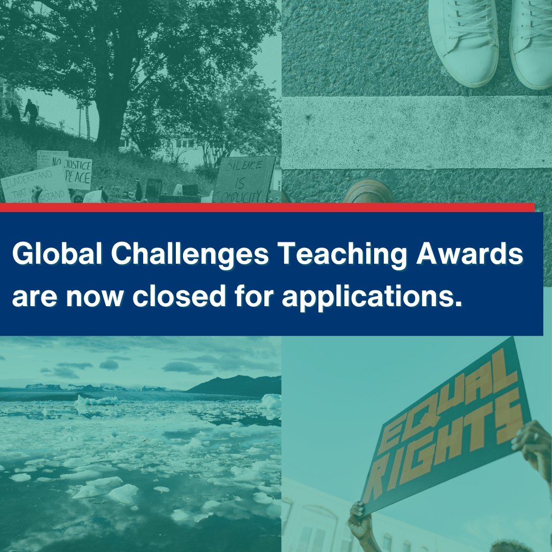 Our Global Challenges Teaching Awards application period has come to a close, and we can't wait to witness the collaborative online international learning modules that will soon unfold. Take a look at where your application is headed on our website: bit.ly/3xPP41u