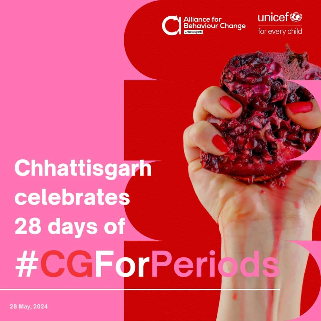 🩸Every 28 days, millions of individuals experience menstruation. Join our 28-day campaign symbolising an average menstrual cycle duration, to create a period-positive world! Let's empower, educate, and advocate for menstrual hygiene and health 💪🏻 #CGForPeriods #MHDay2024