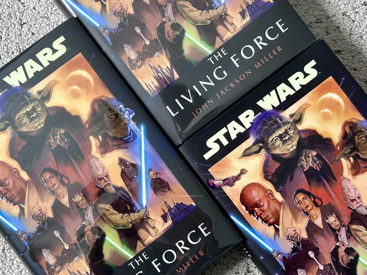 The Living Force will always be an extra special book to me. After researching JJM’s body of SW work (and having heard a lot of career backstory in a previous chat with him), finally reading the book months after our interview felt like magic. I will never forget this. 📚