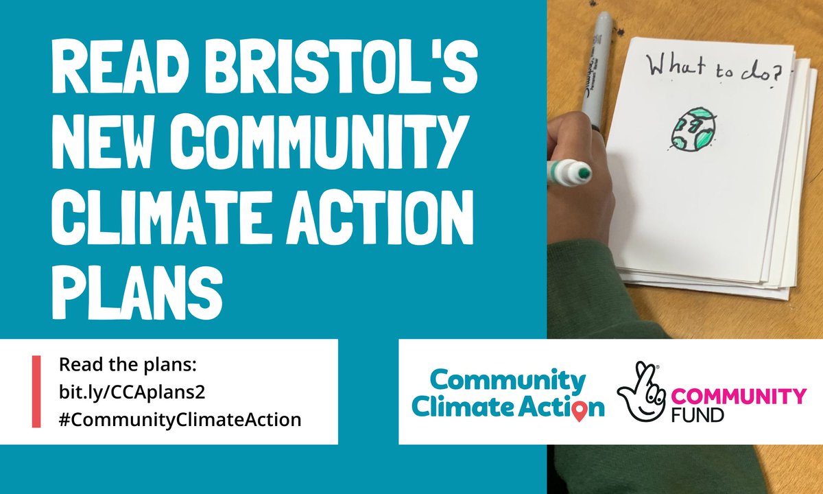 Did you see the news? Bristol’s new #CommunityClimateAction plans are here.   

Read the plans that will make a difference to local communities across the city developed as part of our Community Climate Action Project. 
buff.ly/3WkxoW3