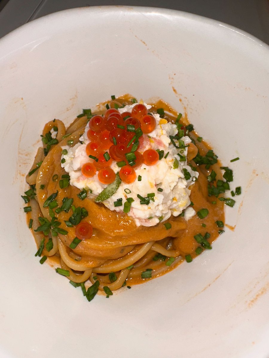 Red prawns and linguini. What wine are you pairing with this?