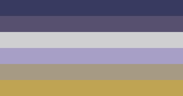 SUNDAY GAY a flag for gay people who love/kin/are introjects of sunday from honkai star rail #flagtwt