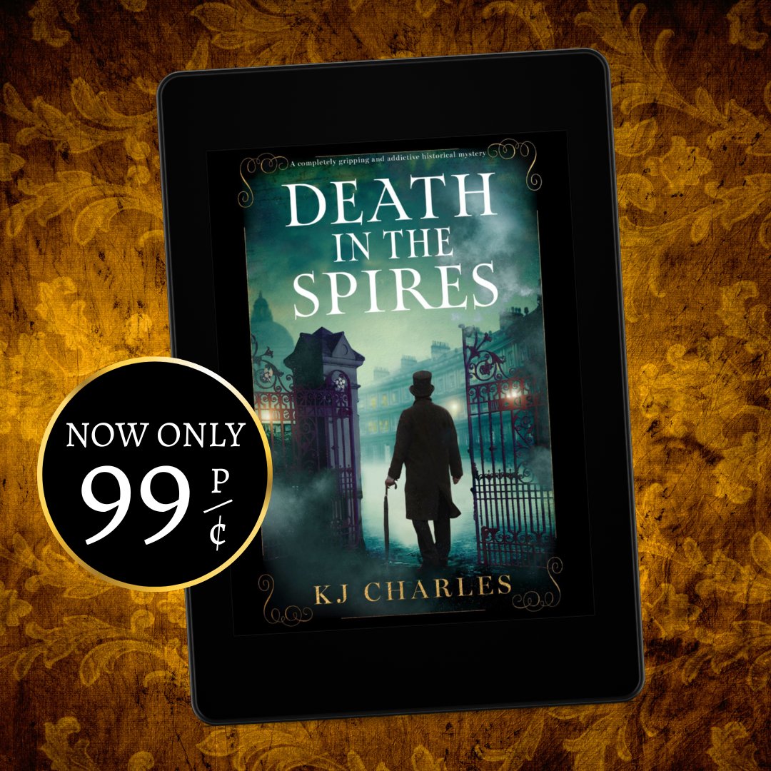 ‘Well-written characters you care about, and a satisfying ending. Fabulous!’ ⭐⭐⭐⭐⭐ Reader review

🚨LAST CHANCE to get your hands on Death in the Spires by @kj_charles for just £0.99 in the UK and $0.99 in the US: geni.us/233-rd-two-am

#ebooksale #historicalmystery