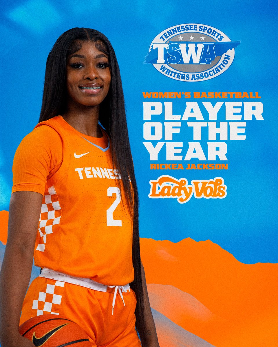 Your 2024 Tennessee Women's Basketball Player of the Year, as selected by @writers_sports!! The third Lady Vol in program history to earn the accolade.